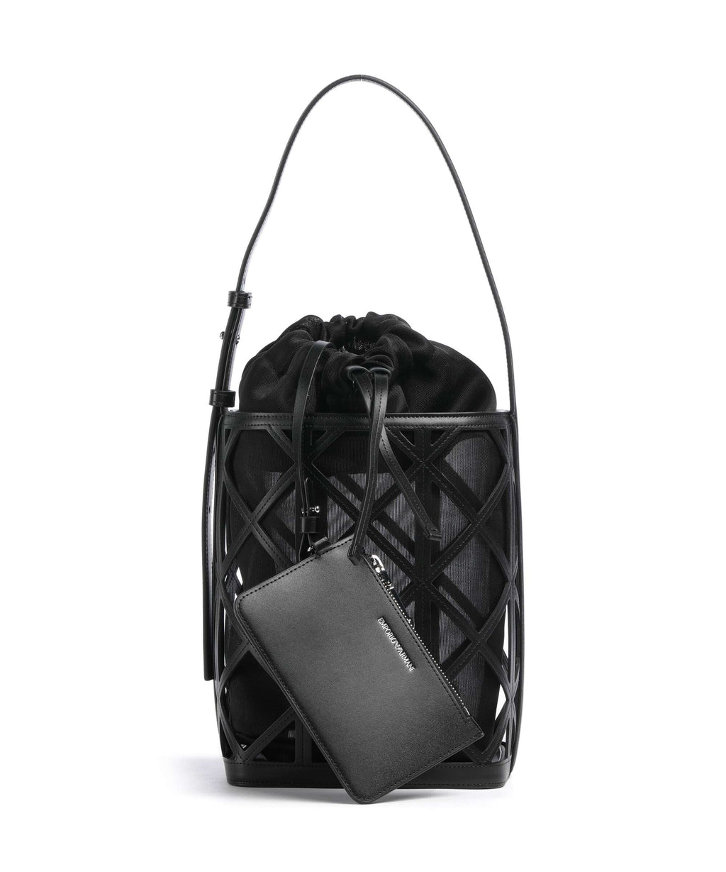 Emporio Armani Deva M Bucket bag nero