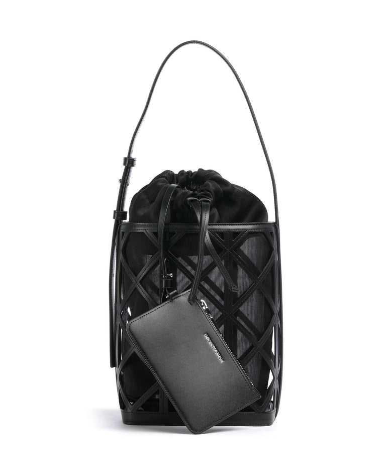 Emporio Armani Deva M Bucket bag nero