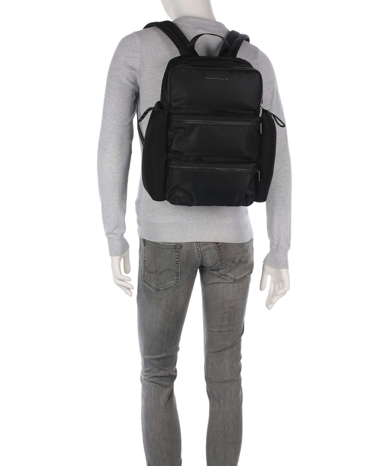 Armani Exchange Commuting Backpack black