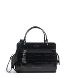 Armani Exchange Diane Mini Croco Crossbody bag black