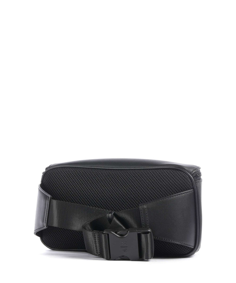Armani Exchange Dylan Belt bag black/pomegranate/black shiny