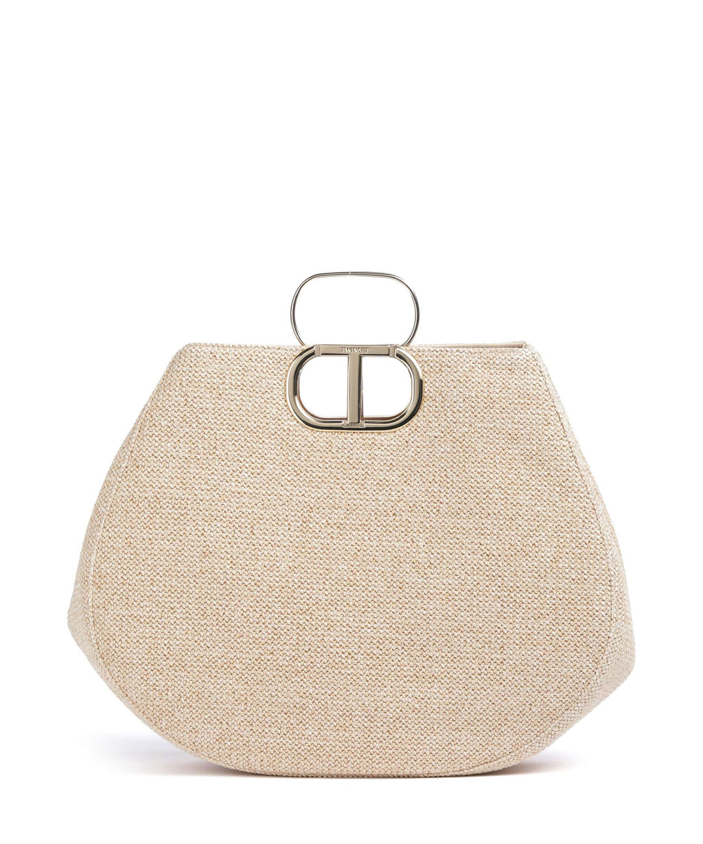 Twinset Lila Tote bag paglia