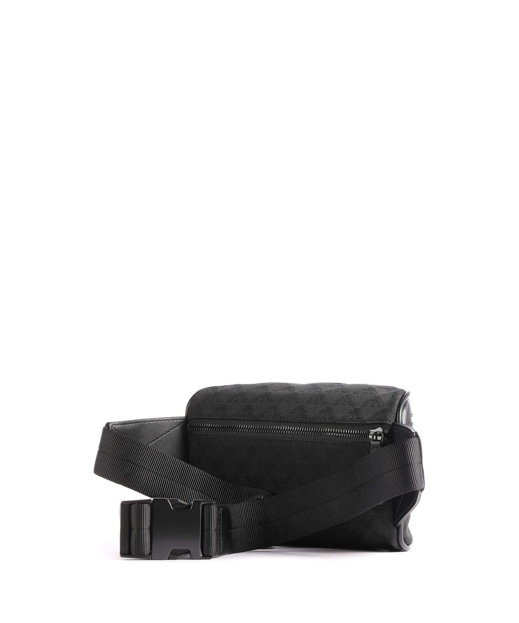 Emporio Armani Omnia Jacquard Fanny pack black