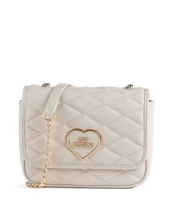 Love Moschino Romantic Borsa a tracolla avorio