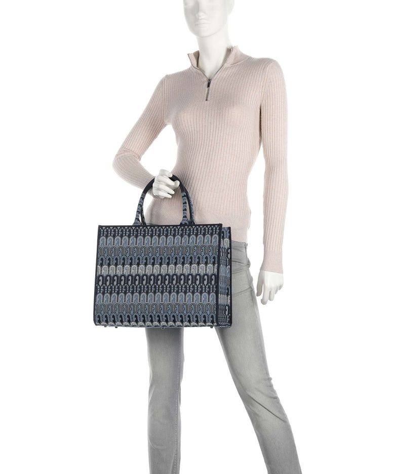 Furla Opportunity L Handbag toni blu denim