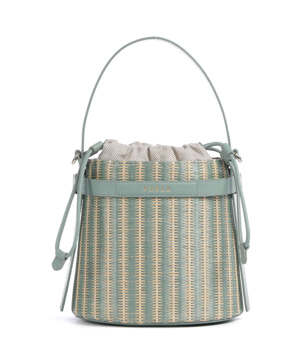 Furla Giove Mini Bucket bag toni mineral green