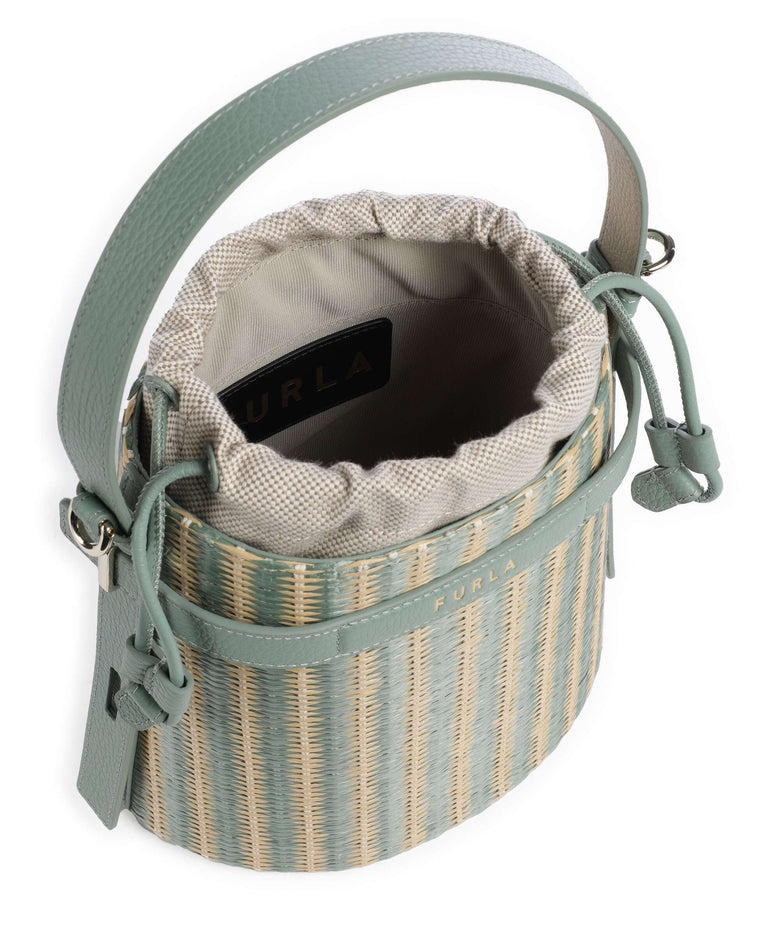 Furla Giove Mini Bucket bag toni mineral green