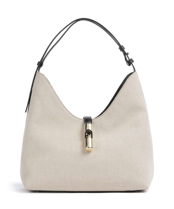 Furla Goccia M Borsa hobo naturale/nero