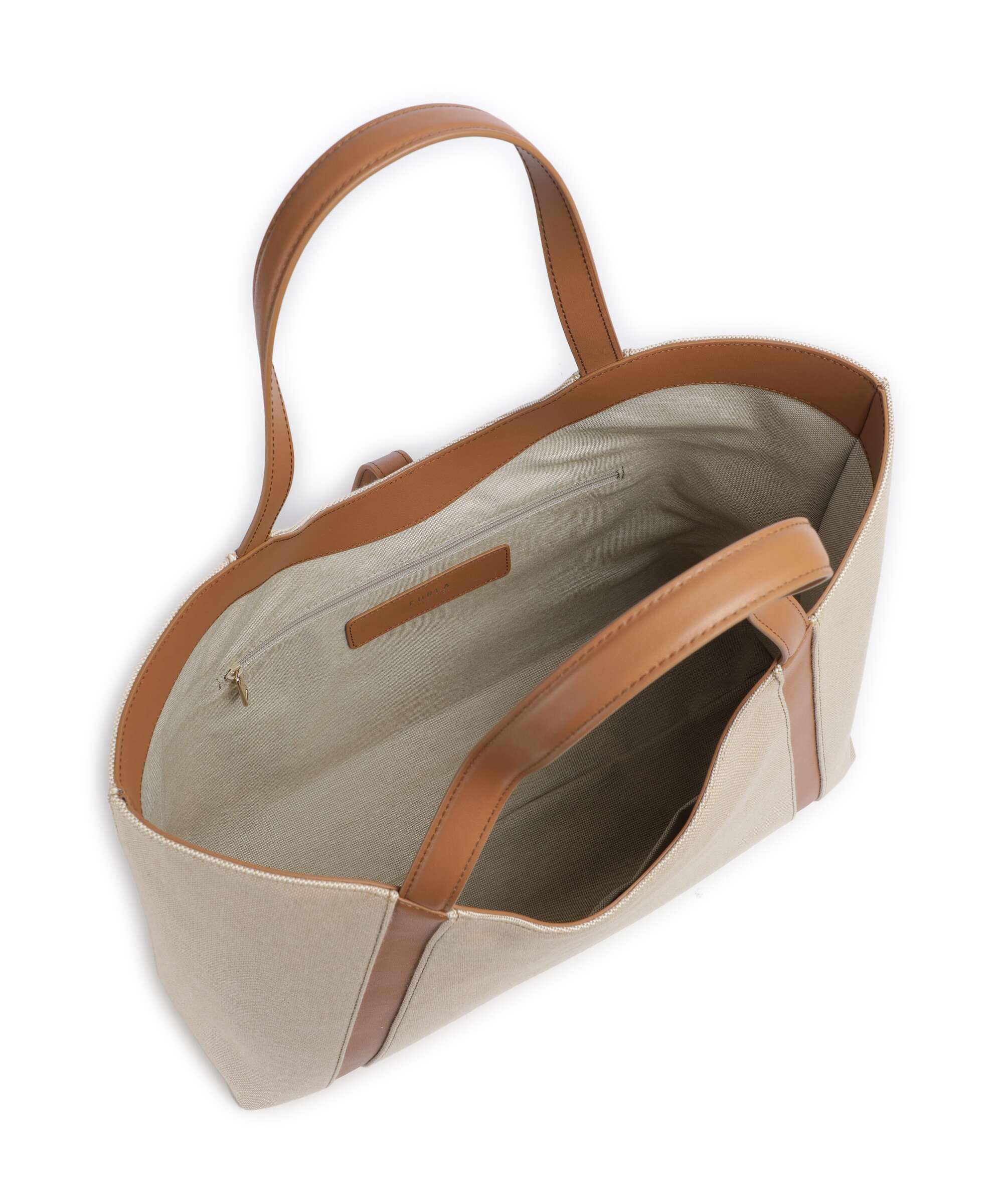 Furla Goccia XL Tote bag naturale/brandy