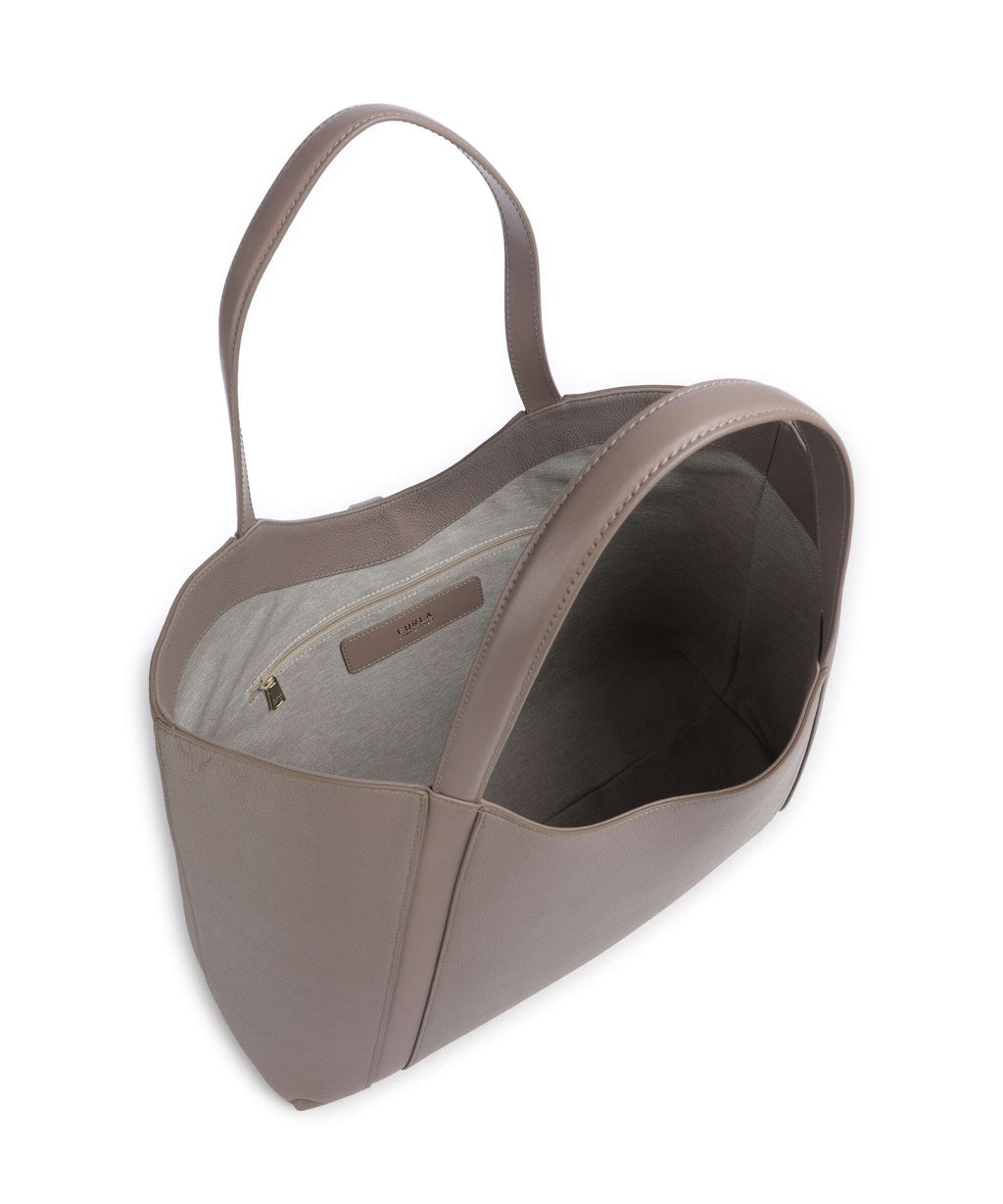 Furla Goccia XL Tote bag stucco gray/mauve