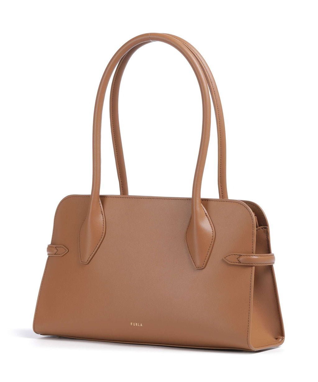 Furla Goccia M Shoulder bag brandy