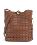 Furla Sfera Soft Mini Borsa a secchiello cognac