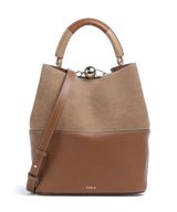 Furla Sfera S Borsa a secchiello cognac/deserto