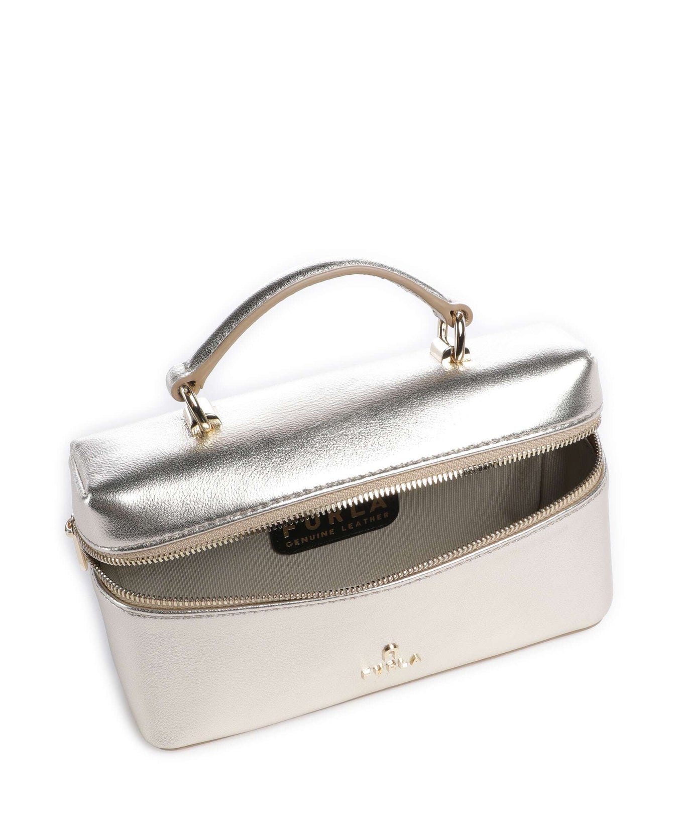 Furla Camelia Micro Crossbody bag color gold
