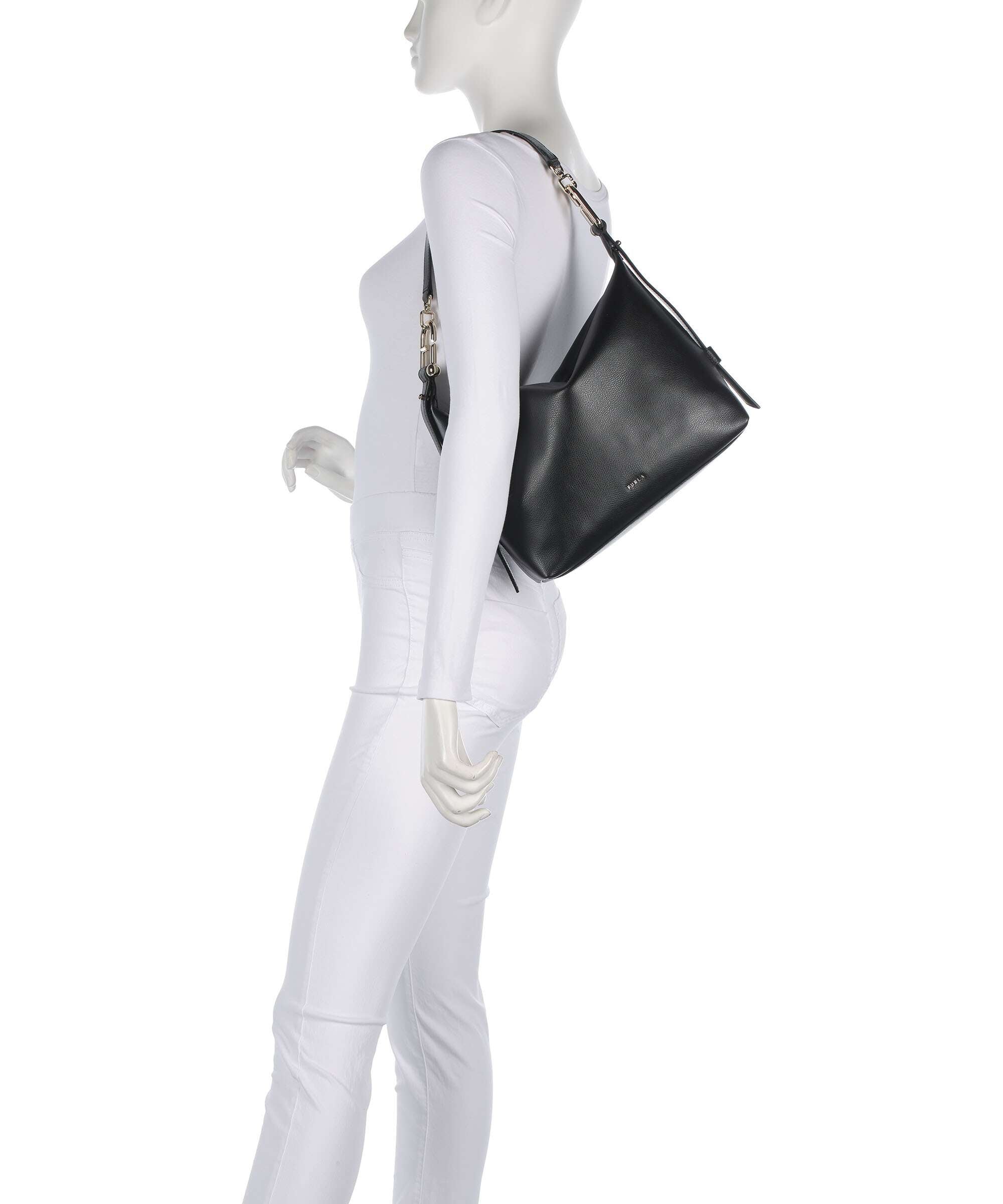 Furla Tonie M Hobo bag nero