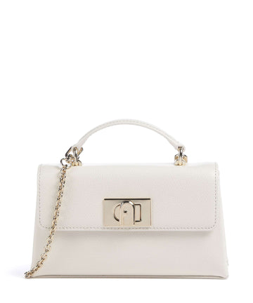 Furla 1927 Mini Borsa a tracolla panna