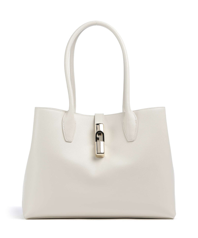 Furla Goccia M Tote bag panna
