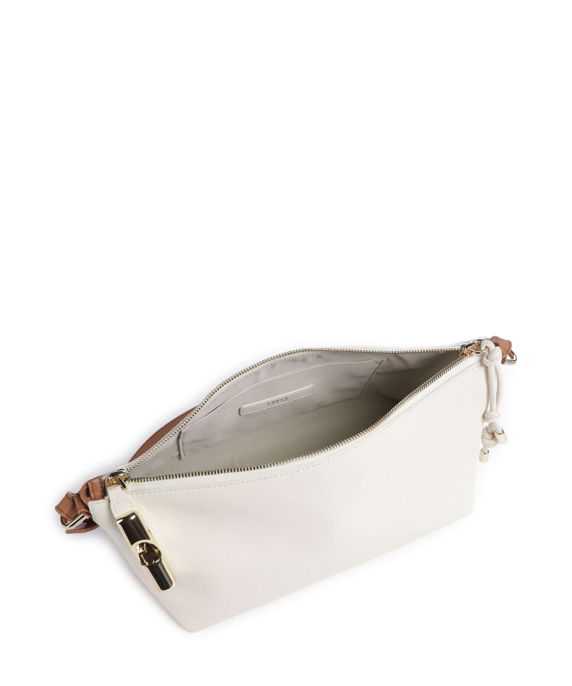 Furla Debby Mini Shoulder bag panna/brandy