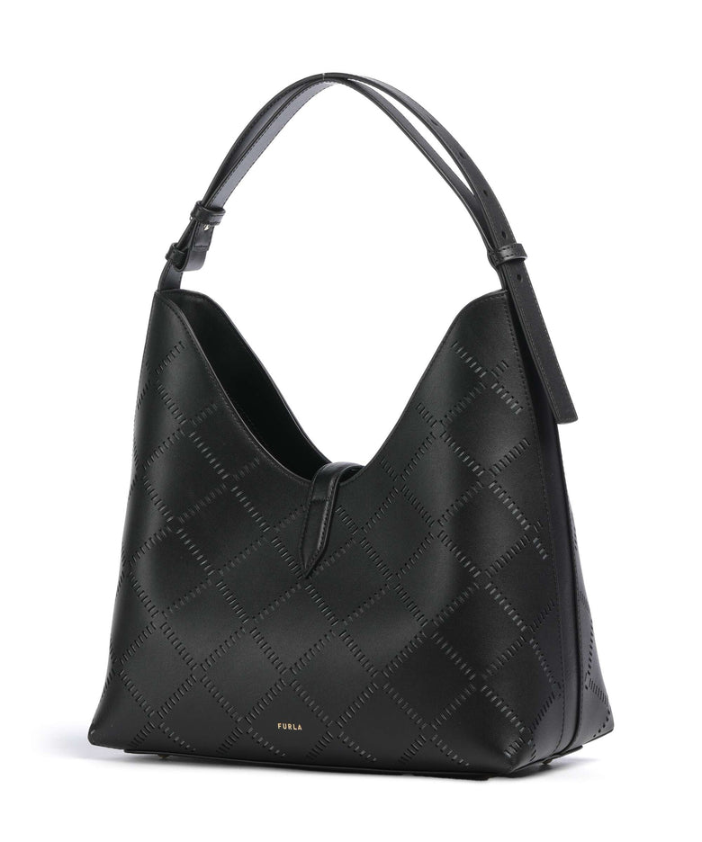 Furla Goccia M Hobo bag nero