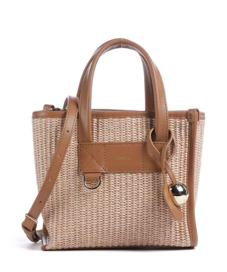 Furla Divide It Mini Handbag toni naturale/tabacco