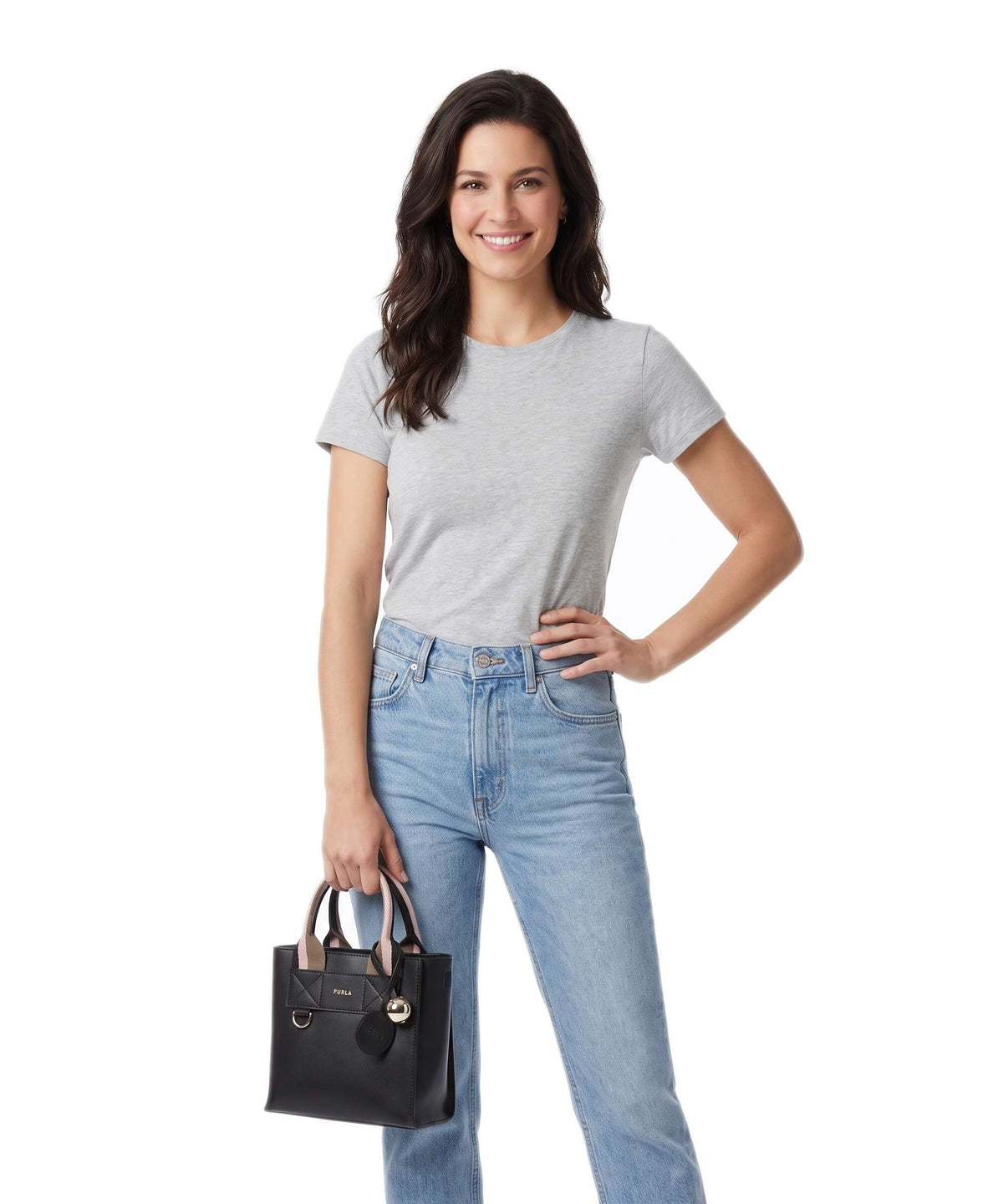 Furla Divide It Mini Handbag toni nero