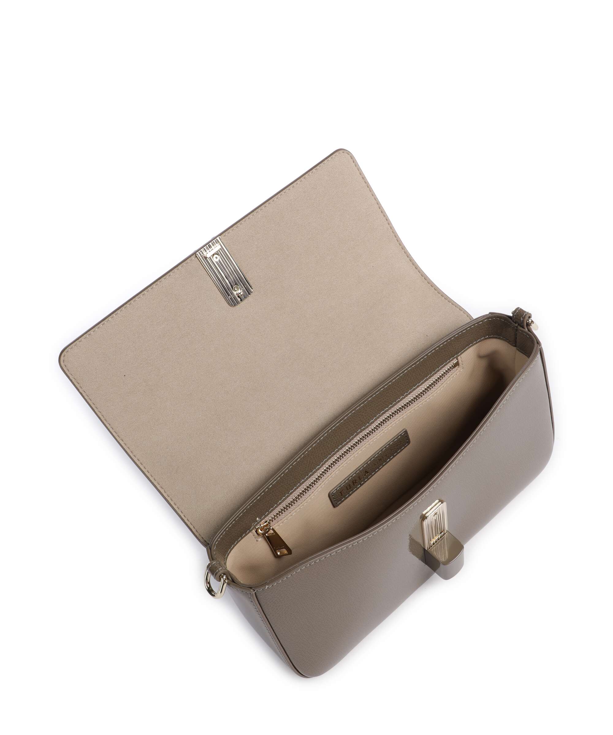 Furla Iride S Crossbody bag muddy gray
