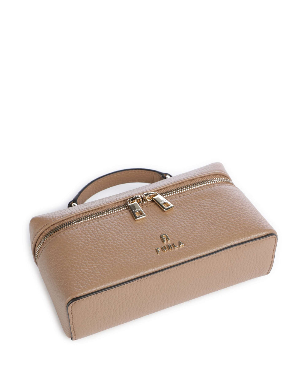 Furla Camelia Micro Crossbody bag toffee