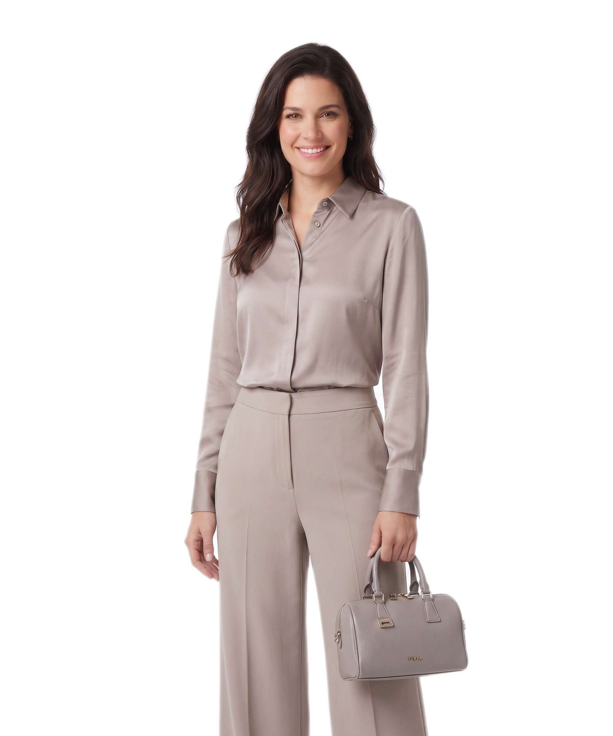 Furla Olivia Mini Handbag cachemire gray