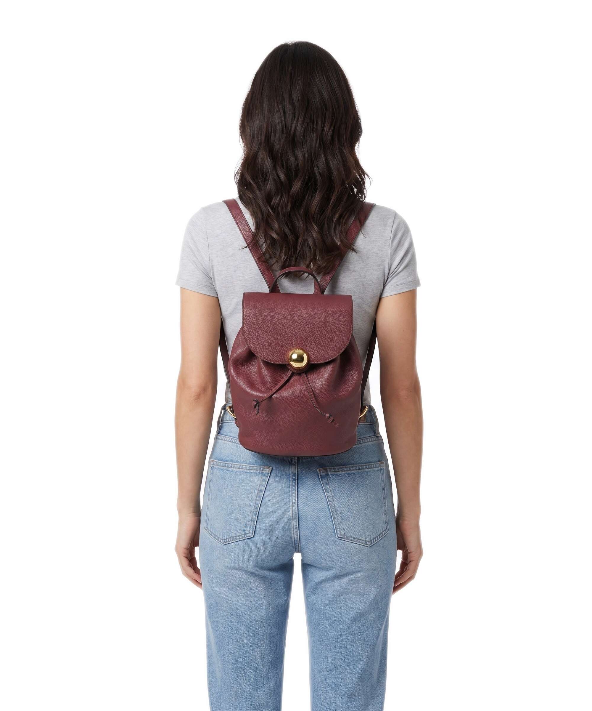 Furla Moonlight S Backpack red apple