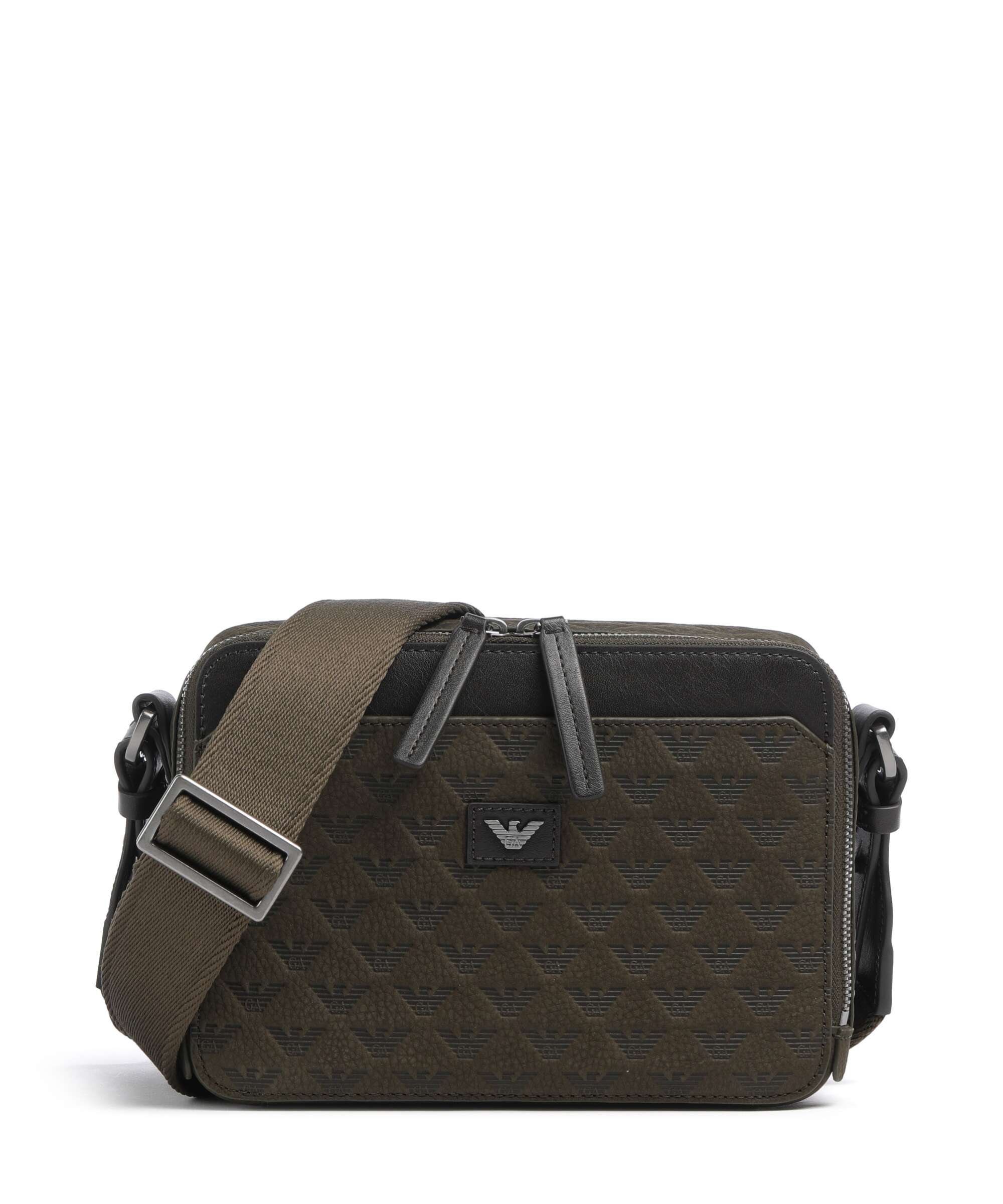 Emporio Armani Special Minorca Crossbody bag dark olive
