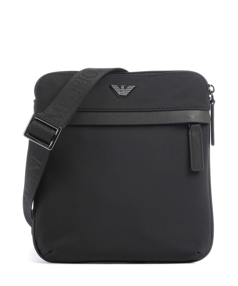 Emporio Armani Nylon Recycled Crossbody bag black beauty