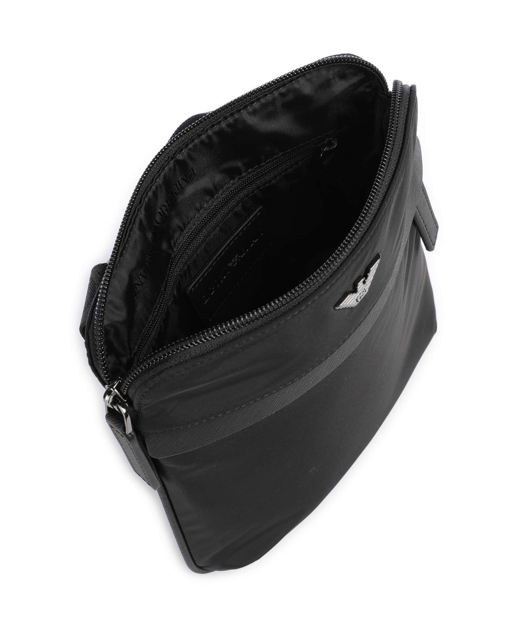 Emporio Armani Nylon Recycled Crossbody bag black beauty