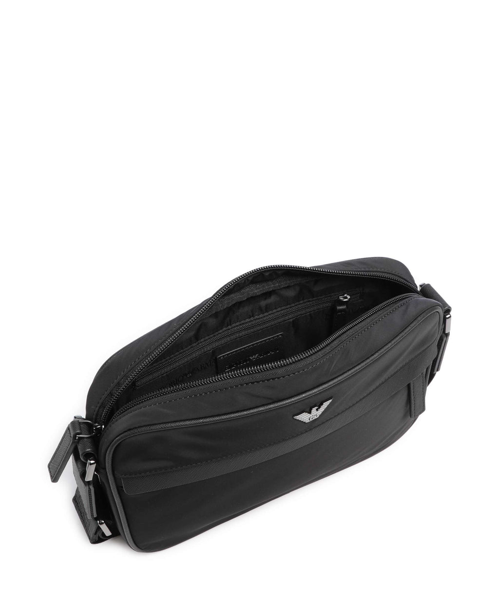 Emporio Armani Nylon Recycled Crossbody bag black beauty