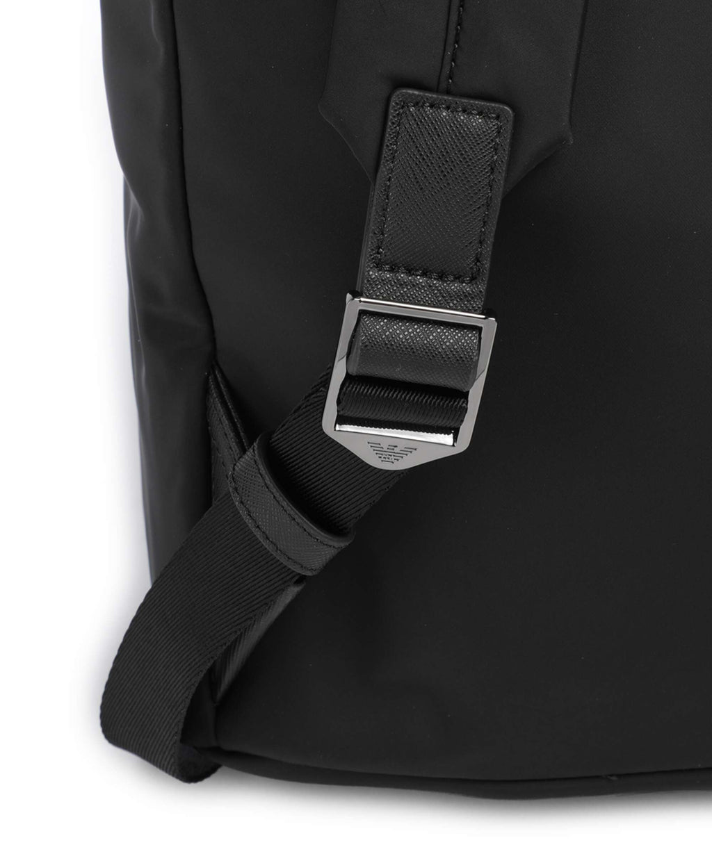 Emporio Armani Nylon Recycled Backpack black beauty