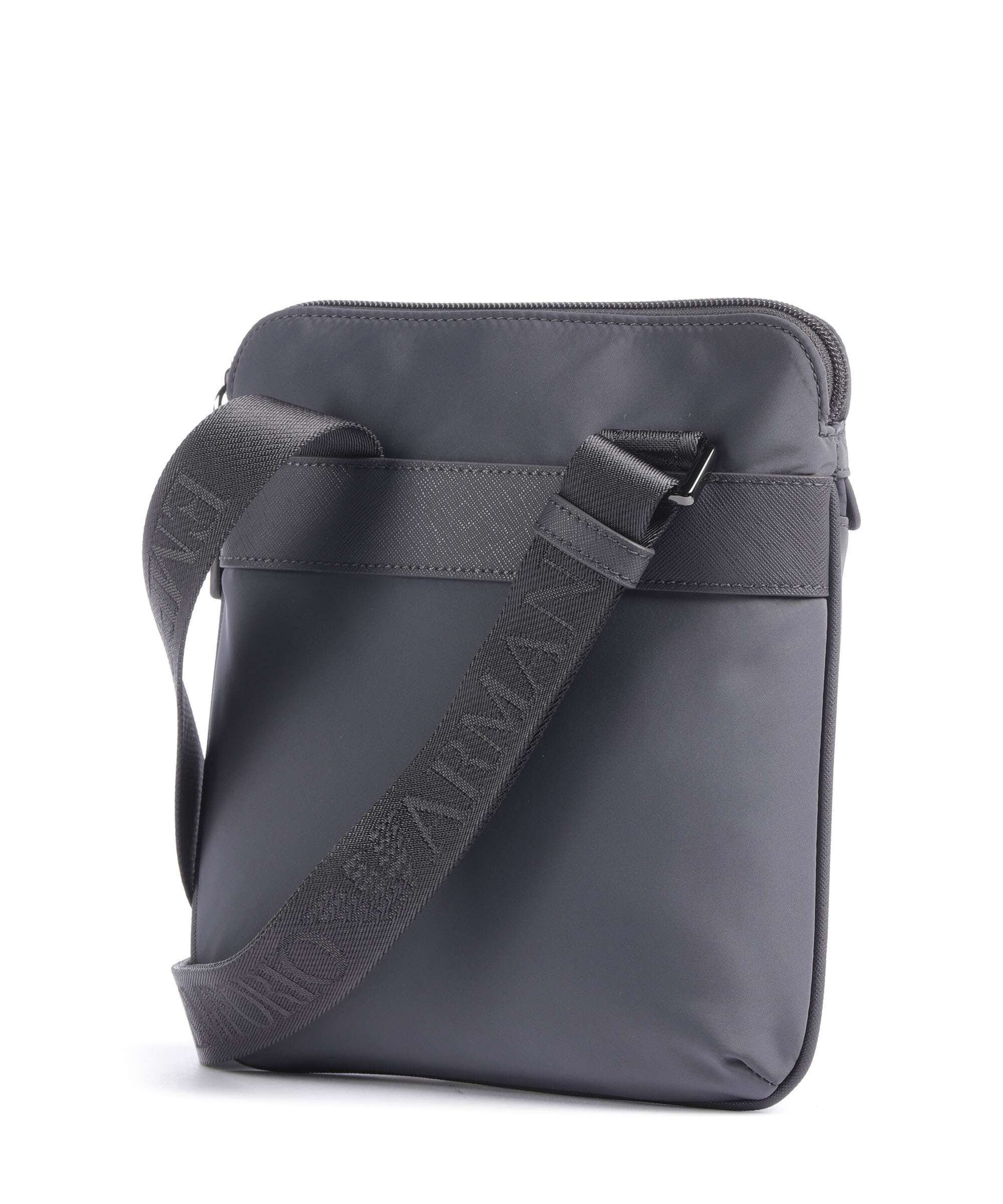 Emporio Armani Nylon Recycled Crossbody bag blackened pearl