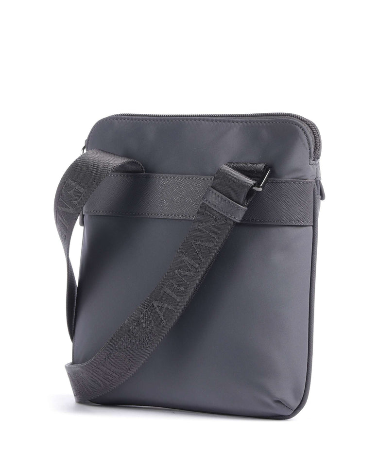 Emporio Armani Nylon Recycled Crossbody bag blackened pearl