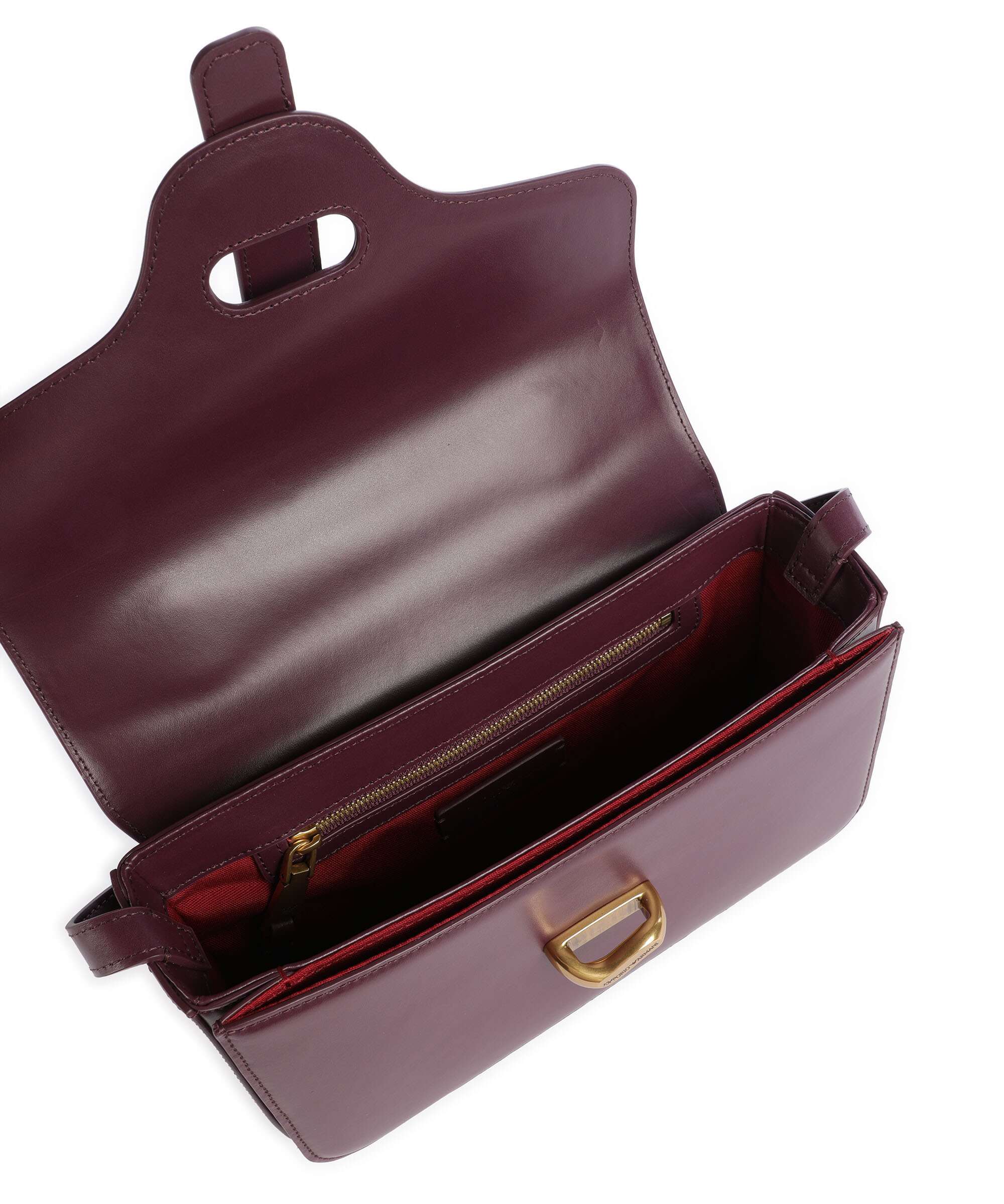 Emporio Armani Costanza Crossbody bag aubergine
