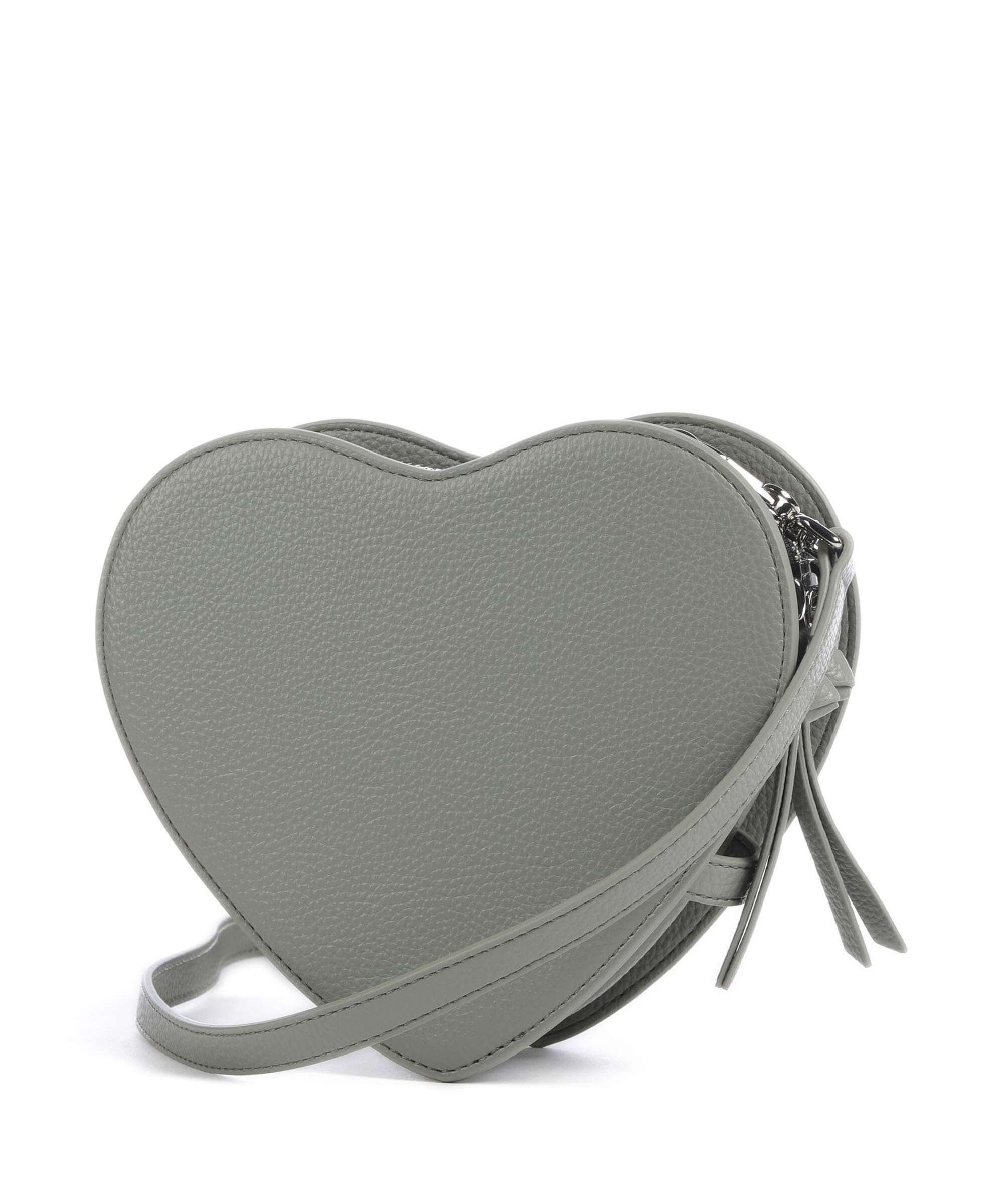 Vivienne Westwood Louise Heart Re-Vegan Grain Crossbody bag green