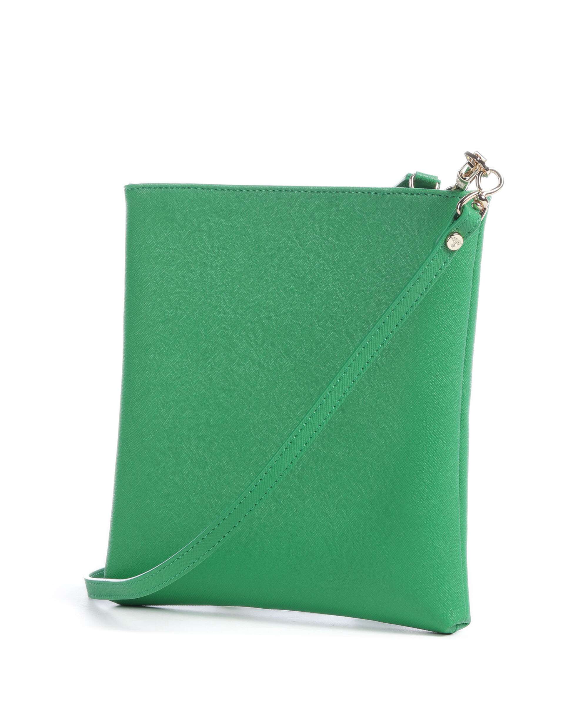 Vivienne Westwood Squire Square Saffiano Biogreen Crossbody bag bright green