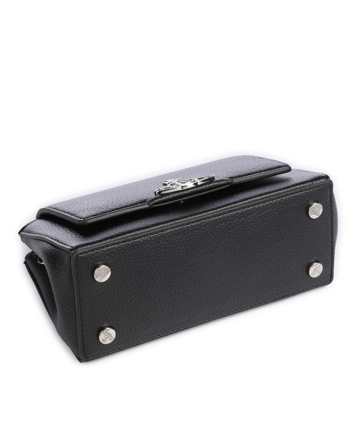 Vivienne Westwood Hazel Re-Vegan Grain Small Shoulder bag black