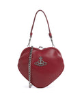Vivienne Westwood Belle Heart Frame Re-Vegan Grain Shoulder bag red