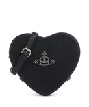 Vivienne Westwood Louise Heart Grain Borsa a tracolla black
