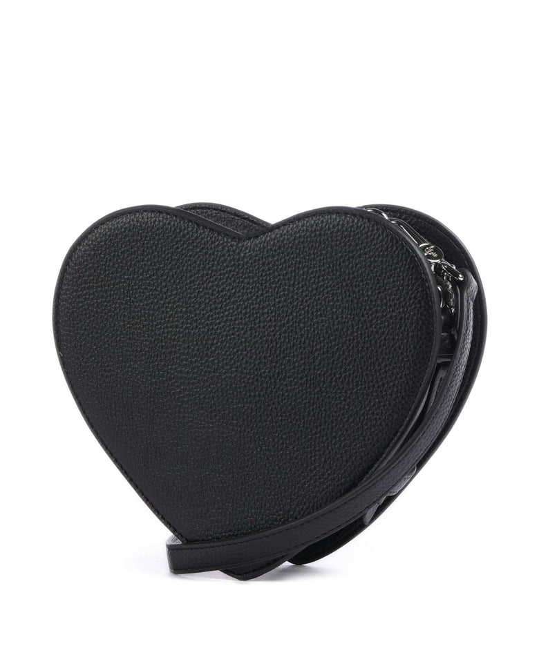 Vivienne Westwood Louise Heart Grain Crossbody bag black