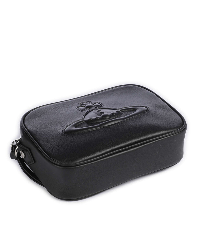 Vivienne Westwood Anna Smooth Injected Orb Crossbody bag black