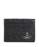 Vivienne Westwood Embossed Nappa Porta carte di credito black