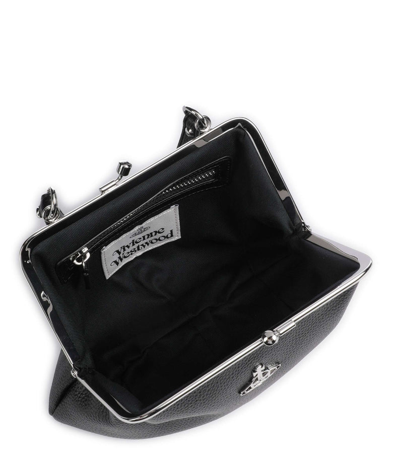 Vivienne Westwood Granny Frame Grain Crossbody bag black