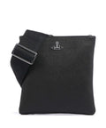 Vivienne Westwood Squire Square Saffiano Crossbody bag black