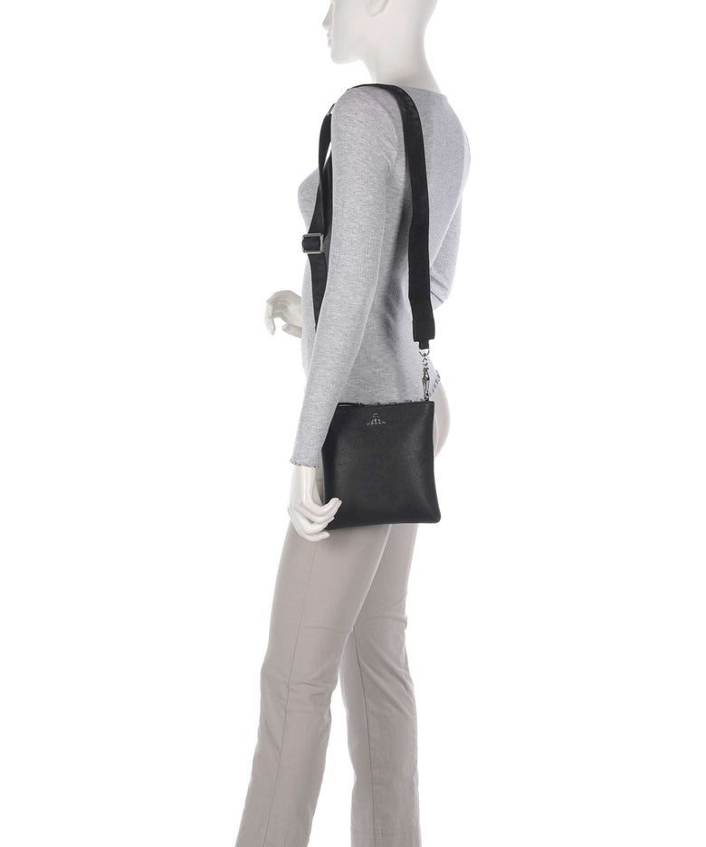 Vivienne Westwood Squire Square Saffiano Crossbody bag black