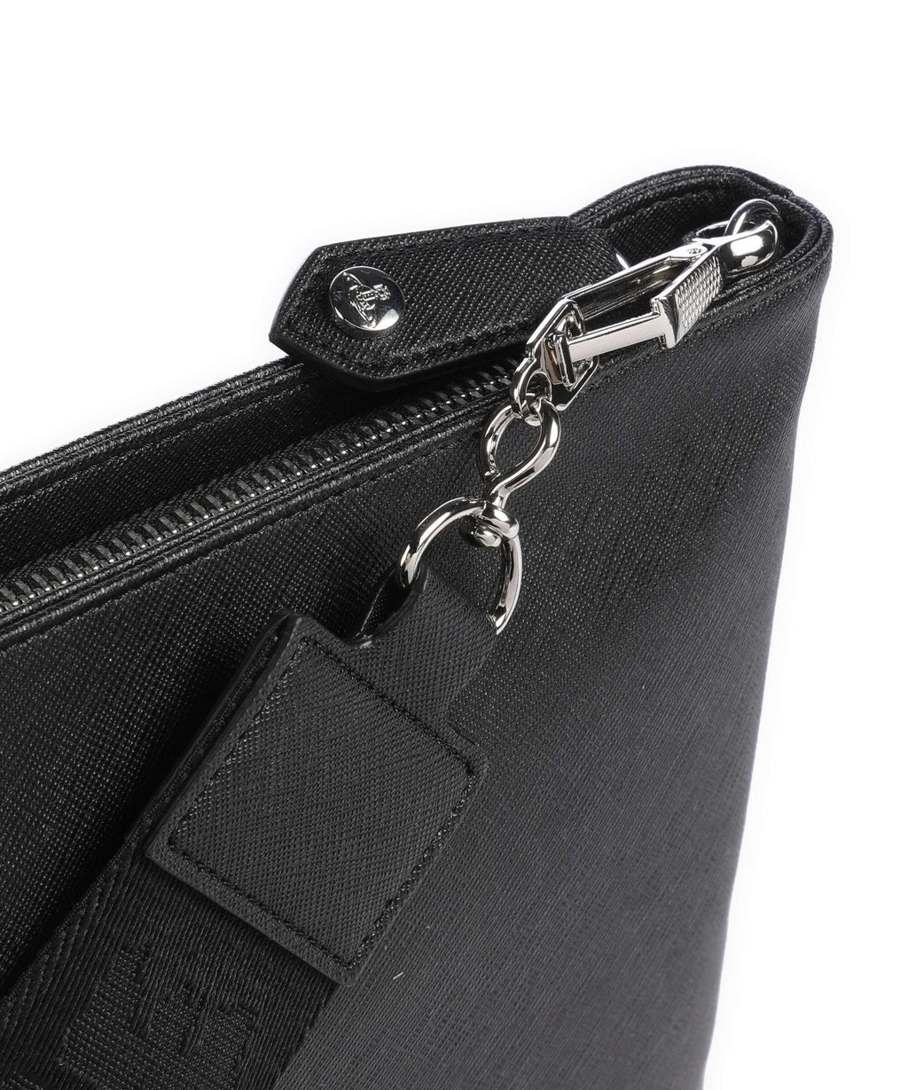 Vivienne Westwood Squire Square Saffiano Crossbody bag black
