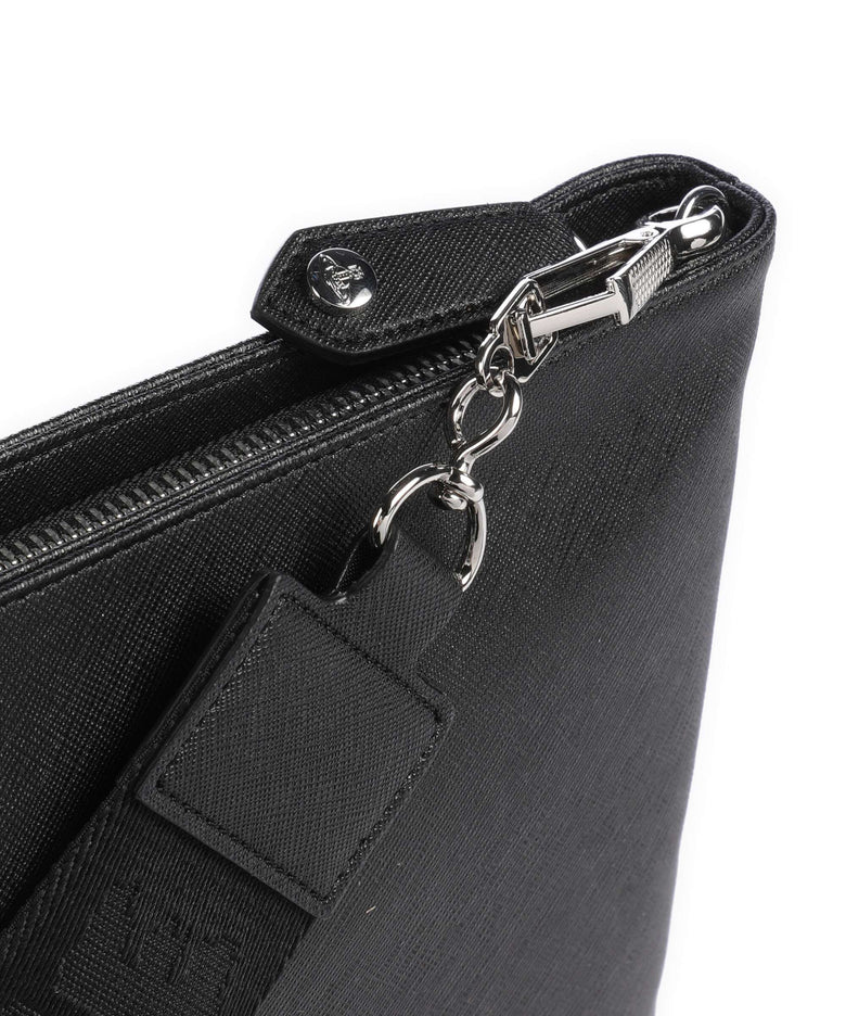 Vivienne Westwood Squire Square Saffiano Crossbody bag black
